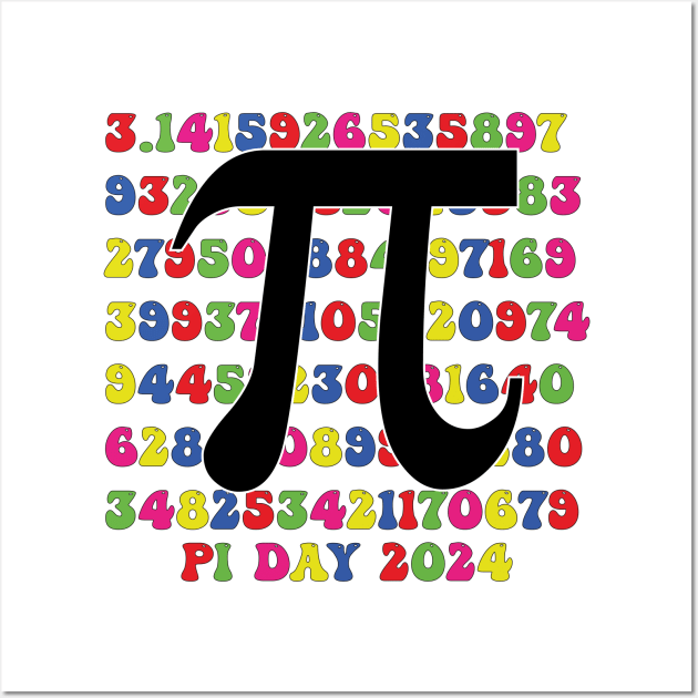 pi day 2024 Wall Art by mdr design